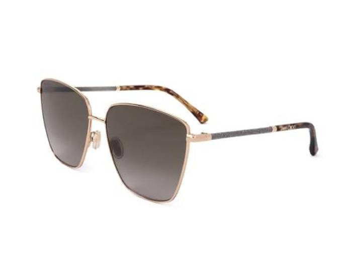 Jimmy Choo LAVI/S Gold havana 60/14/140 Vrouw Zonnebrillen