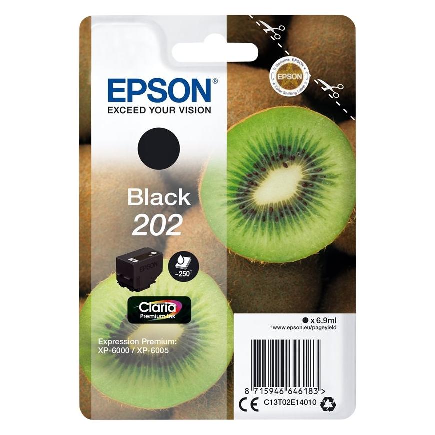 Epson 202 Claria Premium (BK) (C13T02E14020)