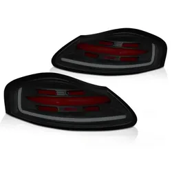 Voll LED Lightbar Rückleuchten Set passend für Porsche Boxster 986 96-04 Smoke