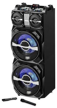 Akai DJ-T5, 300 W, 20 - 20000 Hz, Schwarz, LED, 29,8 kg, 465 mm