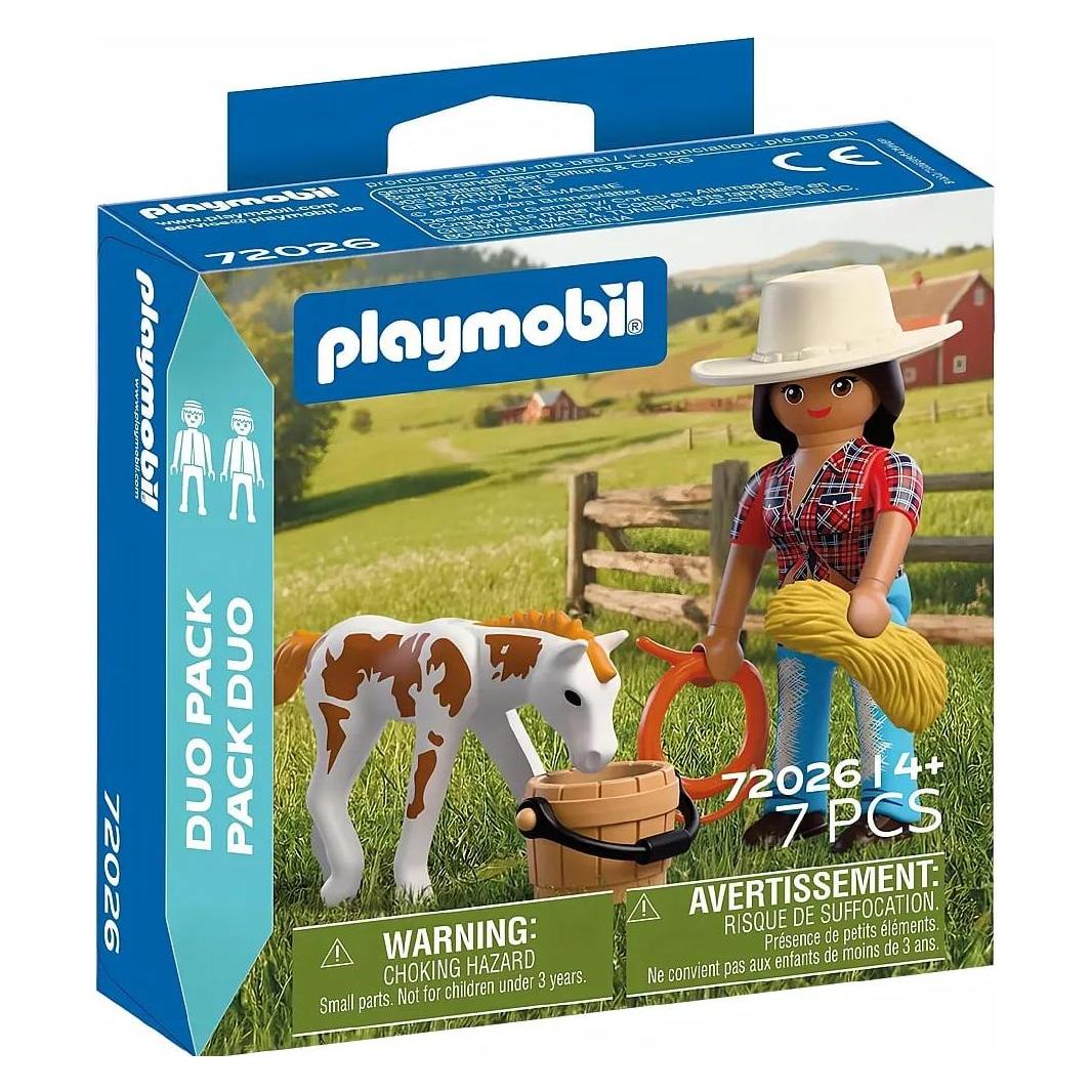 Playmobil 72026 DuoPack Reiterin mit Fohlen (72026) (72026)