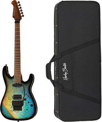 Harley Benton Guitar MAX Fusion HO w/Case Holographic
