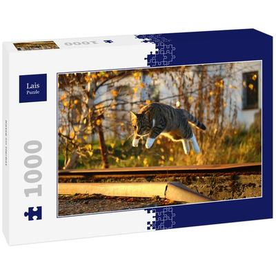 Lais Puzzle Katze im Herbst 1000 Teile
