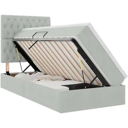 vidaXL, Bett, Amir Tufted design (100 x 200 cm)