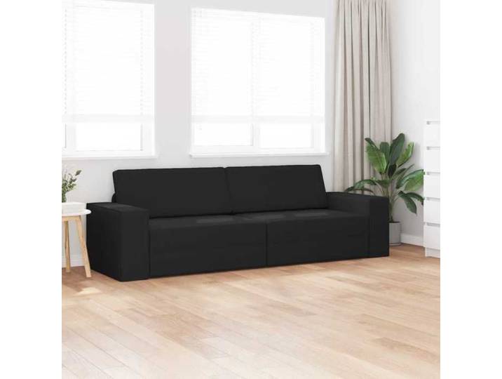 NEW Noir Sofa ergonomique - - Canapé-lit convertible - Sofa-lit - Noir 245X78X77 cm tissu(1parcel)8410498