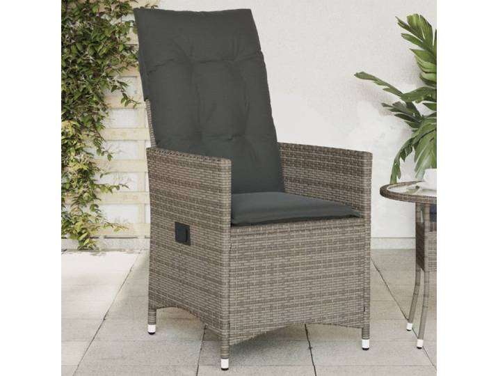 Chaise de jardin - - Inclinable - Résine tressée - Coussins amovibles - Résistance intempéries