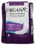 Organyc Incontinence Urinaire Normal Serviettes Bio 12 Unités - Sachet 12 serviettes