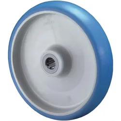 BS Rollen Ersatzrad Polyurethan blau Rollenlager Ø 150 mm 200 kg - B36.150