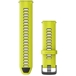Garmin Accy,Replacement Band, Forerunner 965, Amp Geltona (Silikon), Uhrenarmband, Gelb, Schwarz