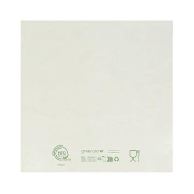 Greenuso MONOUSO - Flachbeutel Markt Home Compost "Classic" 44x44cm 12µm (2.000 Stück)