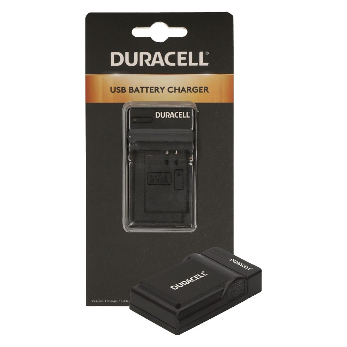 Duracell Ladegerät mit USB-Kabel für DR9675/NP-50/D-LI68 (Kamera Akku Ladegerät) (DRF5983)