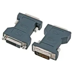 EFB EB467 DVI-VGA Adapter, 2x DVI-I 24+5, Bu.-Bu., schwarz