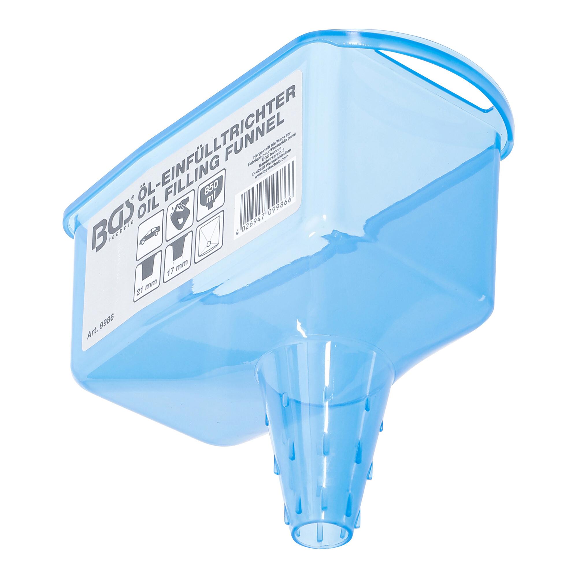 BGS Öl-Einfülltrichter 9986, 850 ml Reservoir ; BGS technic)