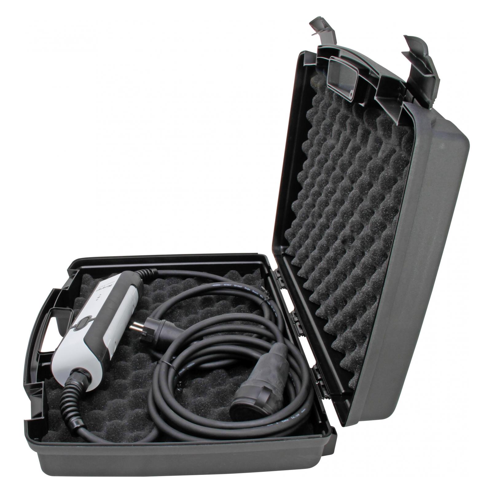 Kopp 148603017 Zwischenschalter mit PRCD 230V Schwarz IP55 (1.50 m, 1.50 mm²) (148603017)