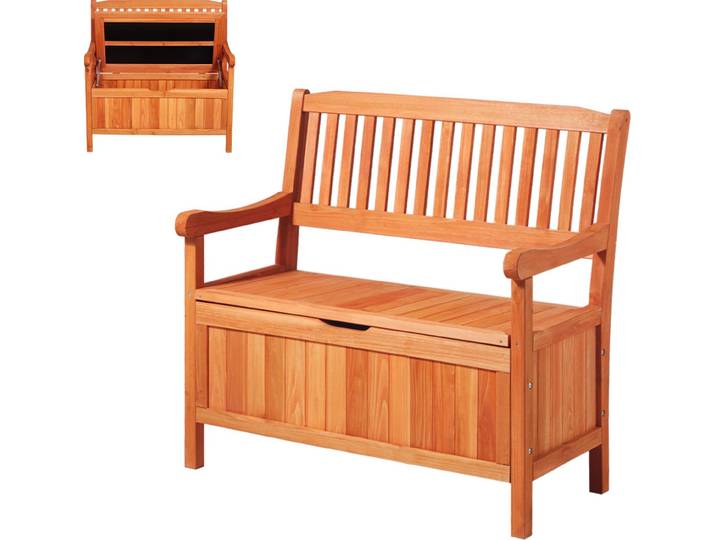 VEVOR Banc de jardin\, banc coffre avec espace de rangement\, banc de rangement\, capacité de charge jusqu'à 328 kg\, siège de jardin & décoration de véranda\, pour terrasse\, jardin\, balcon\, 106\,5x58\,5x90\,1 cm