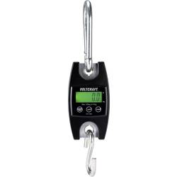 VOLTCRAFT HS-100 Hängewaage HS-100 kalibriert (ISO) Wägebereich (max.) 100 kg Ablesbarkeit 100 g batteriebetrieben Schwarz