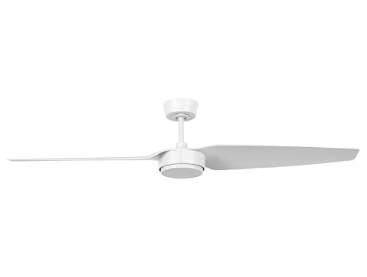 LUCCI AIR Deckenventilator Condor, 2 Flügel mit 137cm Durchmesser, inkl. Fernbedienung (Weiß)