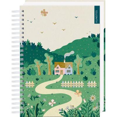 myNOTES Papeterie: Ringbuch Cottage Style: Mein Cottage-Garten, Notizbuch von , arsedition