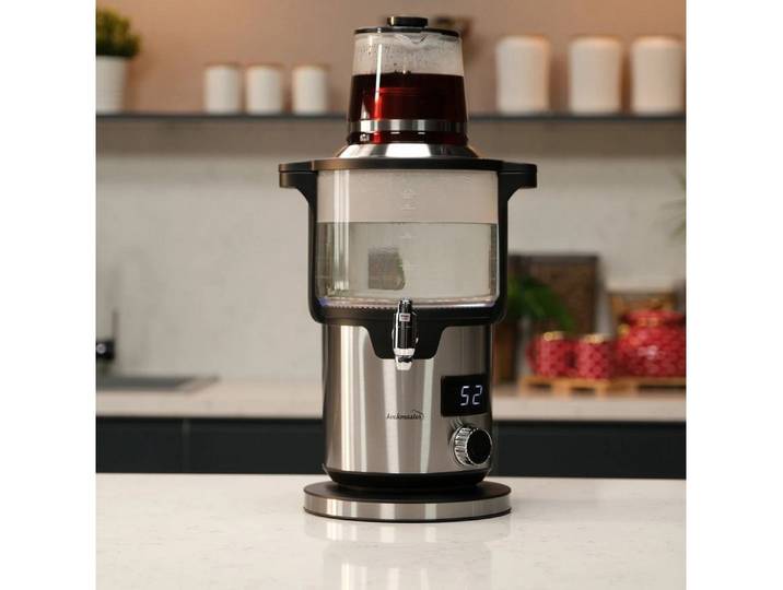 kochmaster Samowar KOCHMASTER Aura Elektrischer Samowar aus Glas, 2000 W