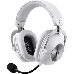 LOGITECH G PRO X3 LIGHTSPEED, Over-ear Gaming-Headset Bluetooth White