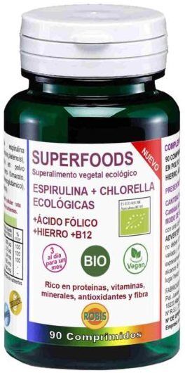 Robis Spirulina + Chlorella Bio 90 Tablets