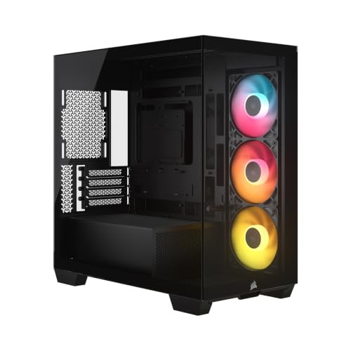 Corsair 2800X RS-R ARGB Micro-ATX Gaming PC-behuizing, Zwart