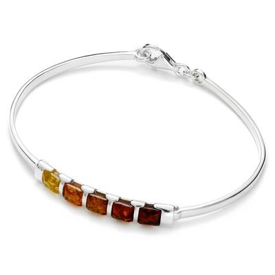 Armreif OSTSEE-SCHMUCK "Ostsee-Schmuck Armreif Rosika Armreif Rosika", silber, Armbänder, Damen, 19,5-21,5, Silber 925 (Sterlingsilber), Armreif
