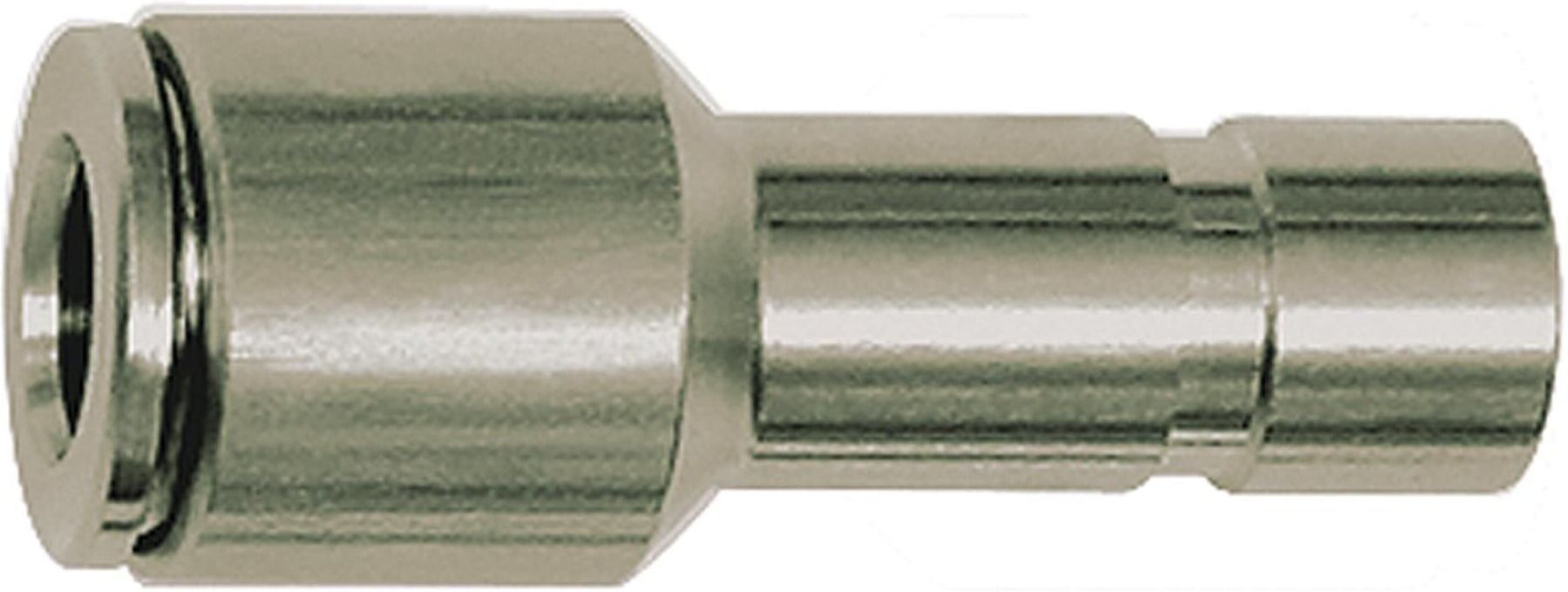 Riegler Gerade Steckverbindung, Stecknippel 6 mm, red., für Schlauch-Ã˜ 4 (59.0604 ES)