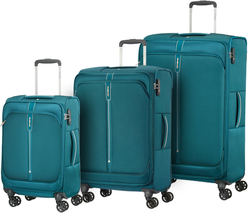 Samsonite Popsoda 3 Piece Spinner Suitcase Set - Teal