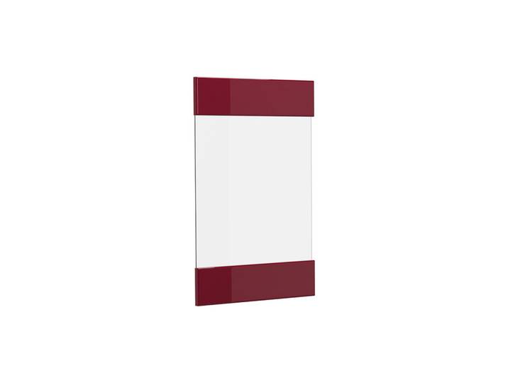 Vicco Küchenfront R-Line Rot Hochglanz 39.6 x 59 cm Möbelfront für den Hängeglasschrank, Holzwerkstoff, Rechteckig, 39.6x59x1.6 cm, Küchen, Küchenmöbel, Küchenschränke, Küchenoberschränke