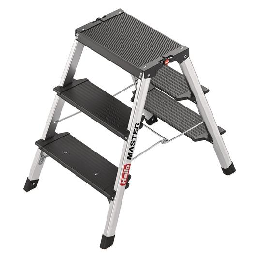 Hailo Master D70 2 x 3 Stufen-Klapptritt (Klapptritt, 64 cm) (10000126)