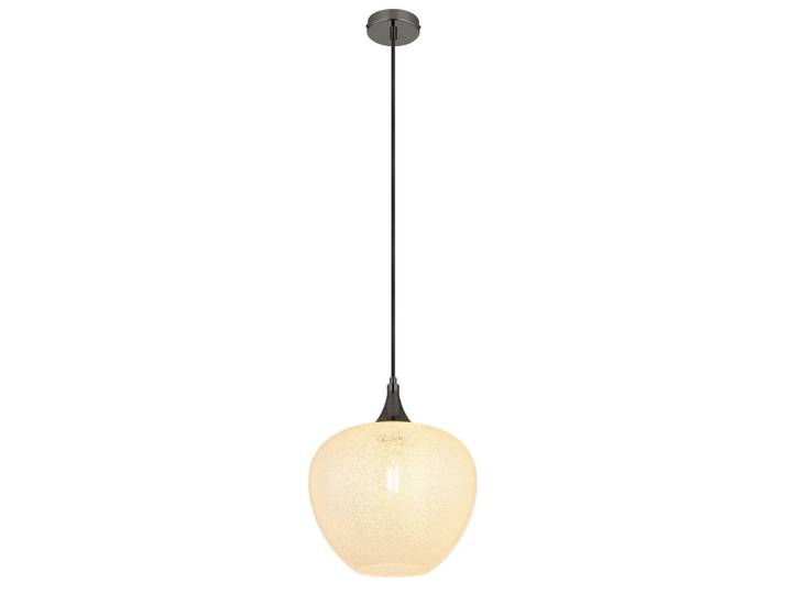 Globo Hängeleuchte, Klar, Schwarz, Chromfarben, Metall, Kunststoff, Glas, 120 cm, CE, Lampen & Leuchten, Innenbeleuchtung, Hängelampen, Pendelleuchte