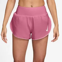 NIKE Tempo Swoosh Dri-FIT Mid-Waist Laufshorts Damen 641 - peony/pink foam/reflective silv/white S