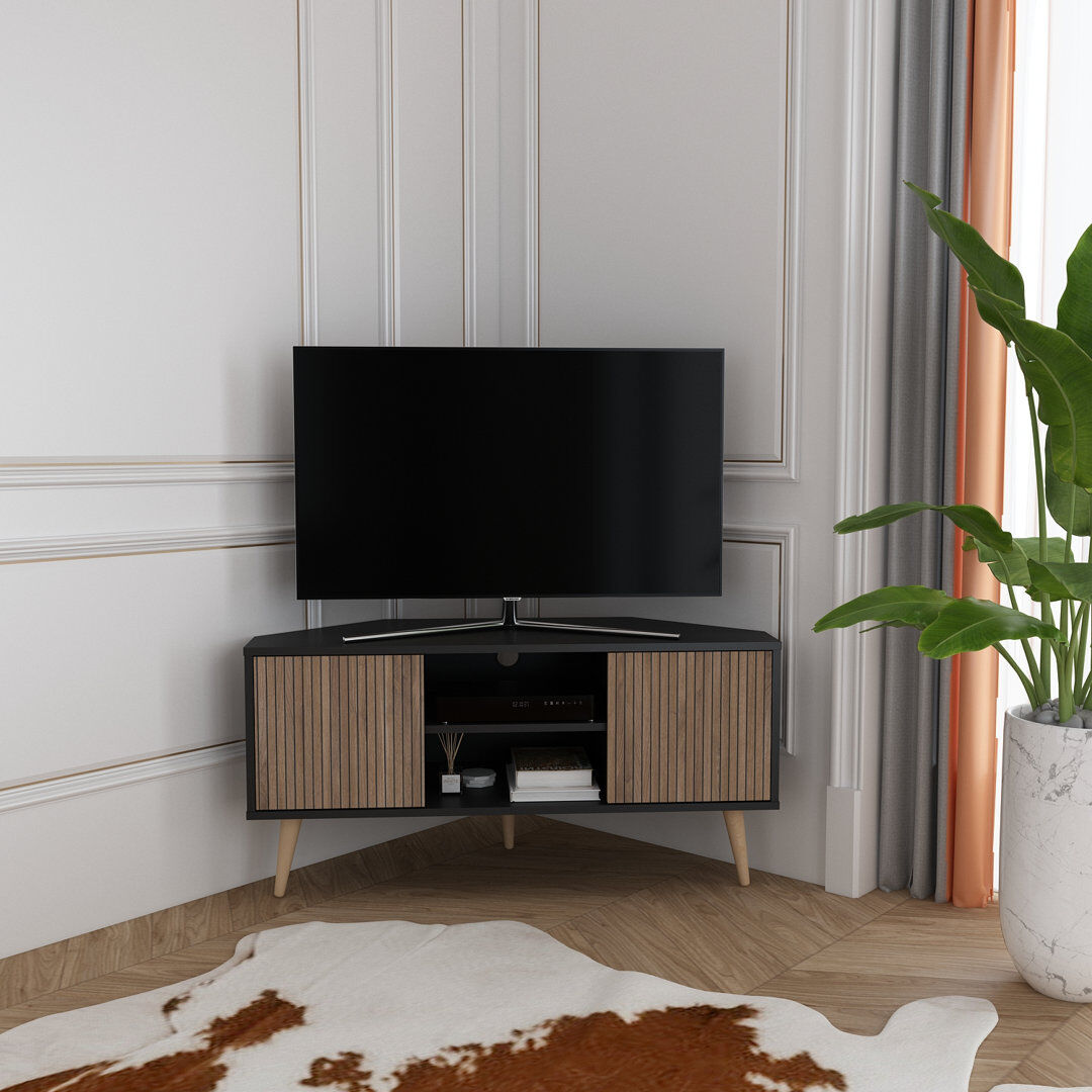 Fjørde & Co Ibarra TV Stand for TVs up to 51" Black Alina 55"