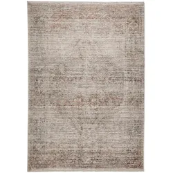 benuta Nest Teppich Anwar Grau/Beige 160x230 cm - Vintage-Stil Teppich im Used-Look