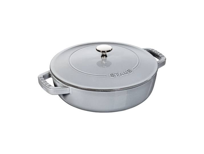 STAUB Poêle à frire en fonte Chistera Staub Ø24 cm Gris graphite