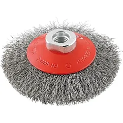 FORMAT Kegelbürste Stahldraht M14 100x0,30mm gewellt