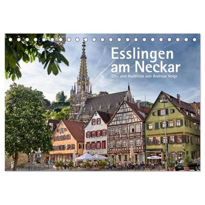 Esslingen am Neckar. Ein- und Ausblicke von Andreas Voigt (Tischkalender 2027 DIN A5 quer), CALVENDO Monatskalender