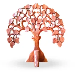 Round Decorative Wooden Ohm Panel 40cm