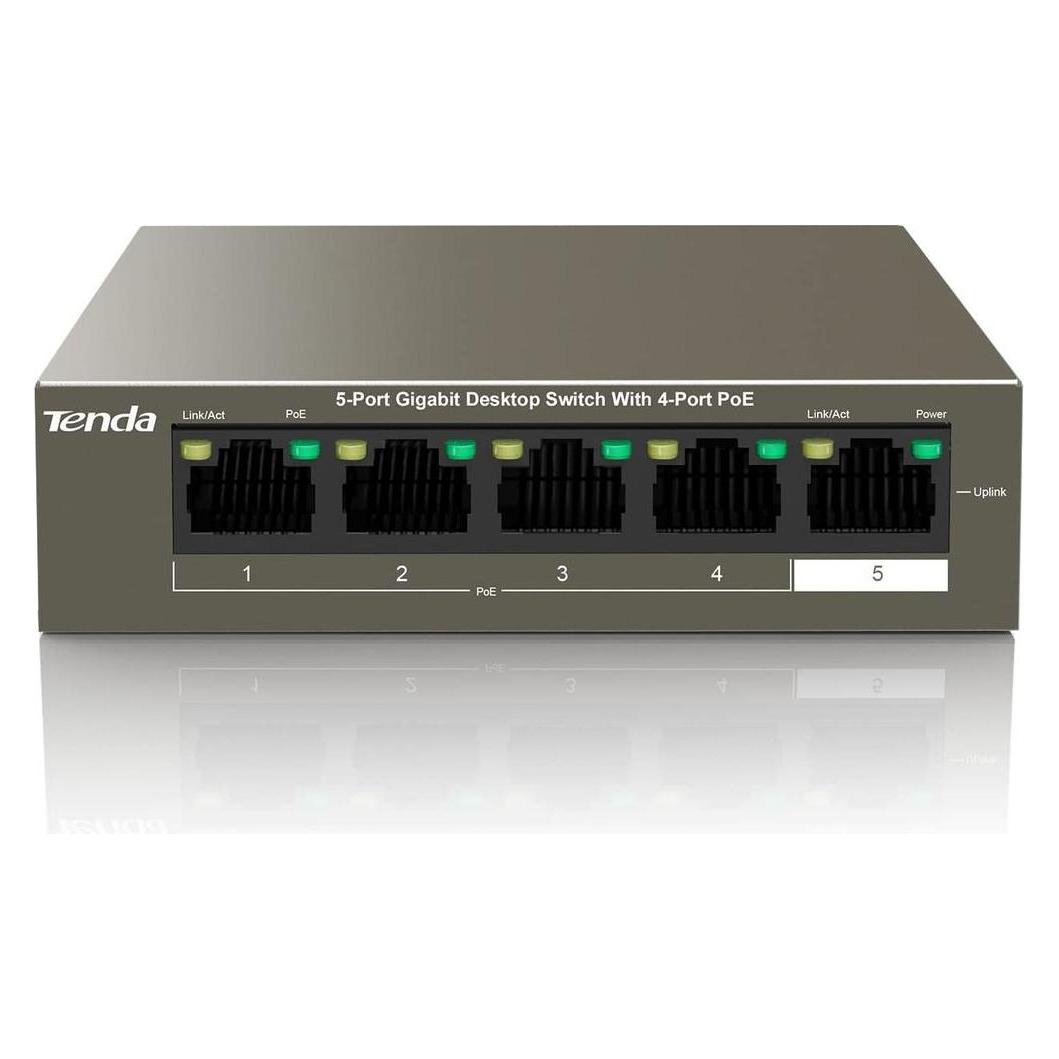 Tenda TEG1105P (5 Ports) (TEG1105P-4-63W)
