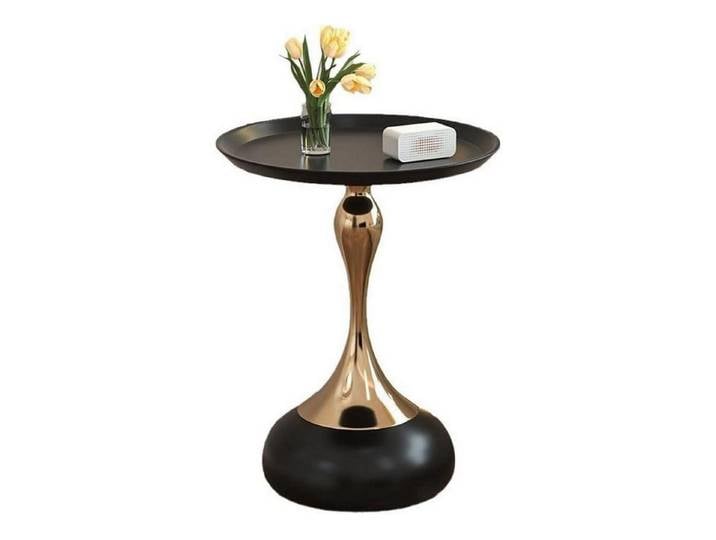 LuxusKollektion Beistelltisch Beistelltisch Metall Kaffeetablett Sofa Nachttisch Schwarz