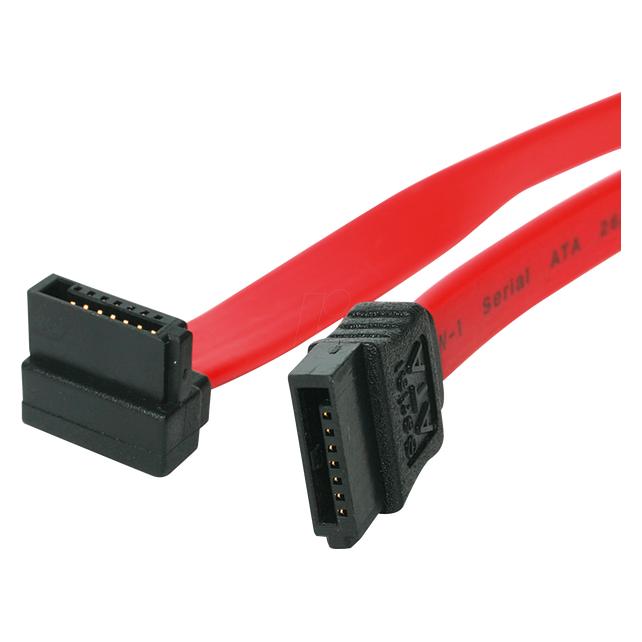 StarTech 18in Right Angle Sata Cable (45.70 cm, SATA) (SATA18RA1)