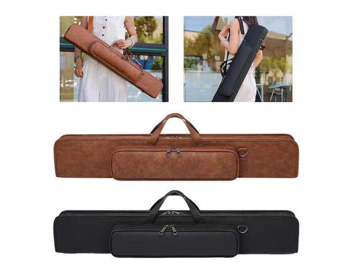 Étui de transport pour queue de billard anti-rayures, accessoires de billard, étuis pour queues de snooker et de billard, étuis pour 1/2 queue, pochette de protection