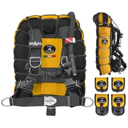 DiveSystem - Fly-Tech Wing-Jacket - Farbe: Gelb - Größe: XS