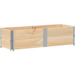 Helloshop26 - Hochbeet für Pflanzen Blumen Terrasse Garten 150 x 50 cm massives Kiefernholz braun 02_0037430