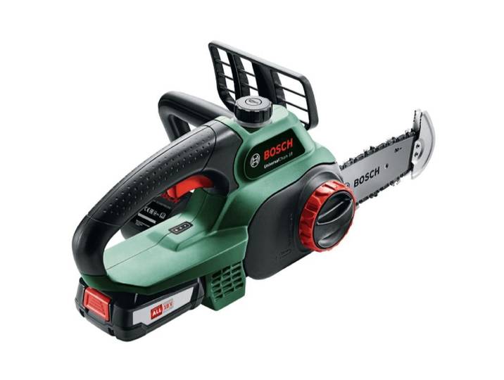 Akku-Kettensäge BOSCH UniversalChain 18 Kit , grün, Kettensägen, Akku-Kettensäge