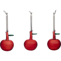 Iittala Apple Weihnachtskugeln rot 3 St.