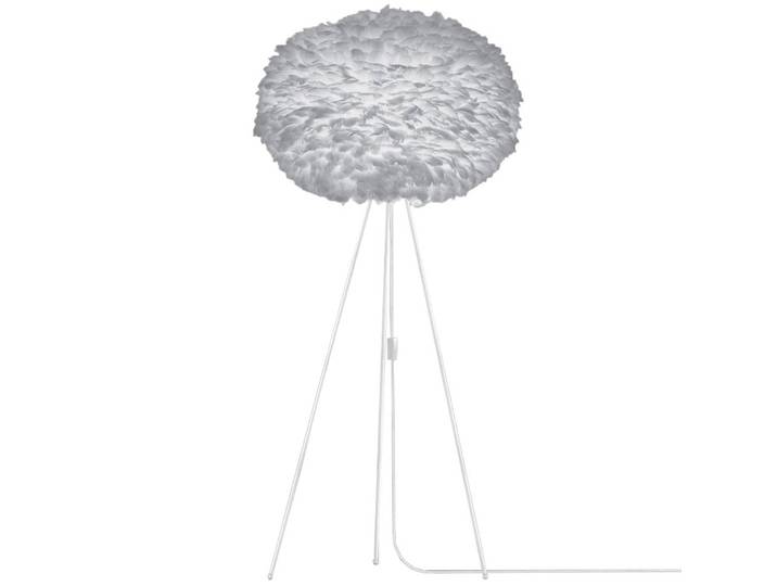 UMAGE Designer Stehlampe Eos, alu / grau / zink, für Wohn- / Esszimmer, Aluminium, Design, Stehlampe