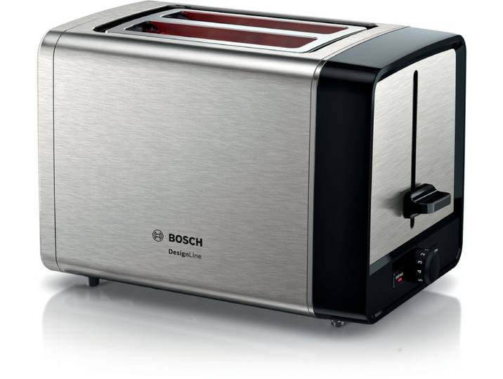 Bosch Kompakt Toaster, DesignLine, Edelstahl, TAT5P420, ID TAT5P420