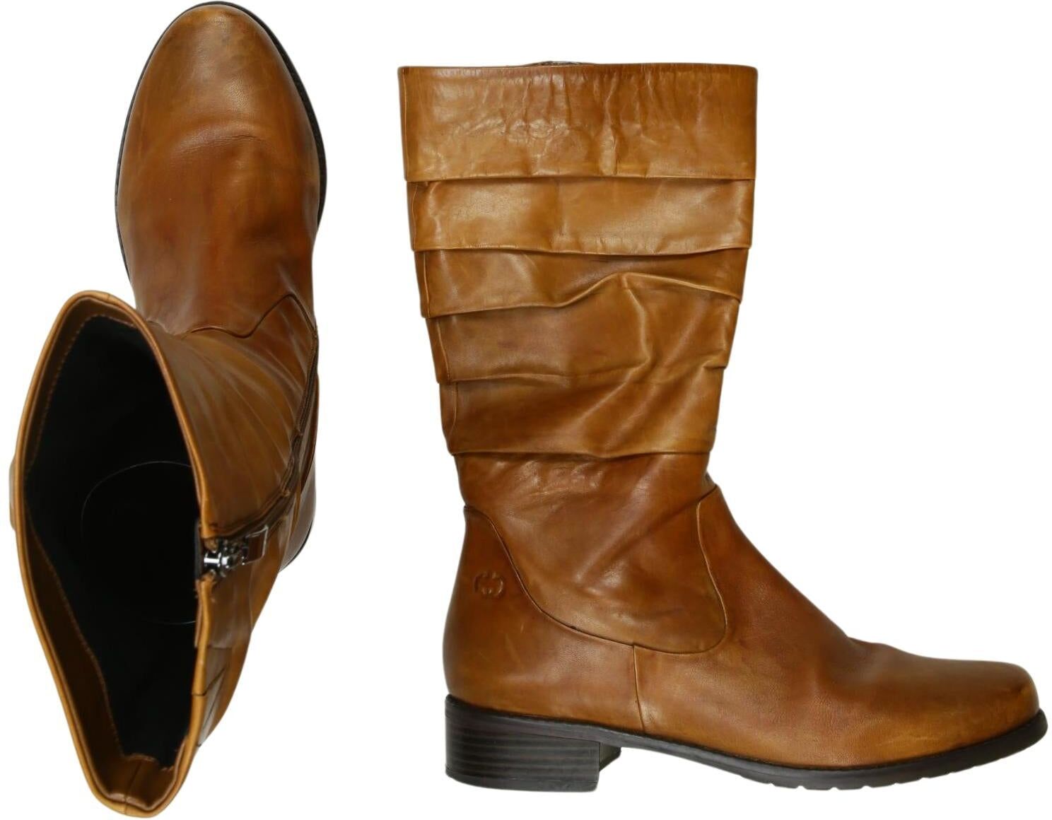 Gerry Weber Damen Stiefel, Braun, Gr. EU 38, Leder - Second Hand